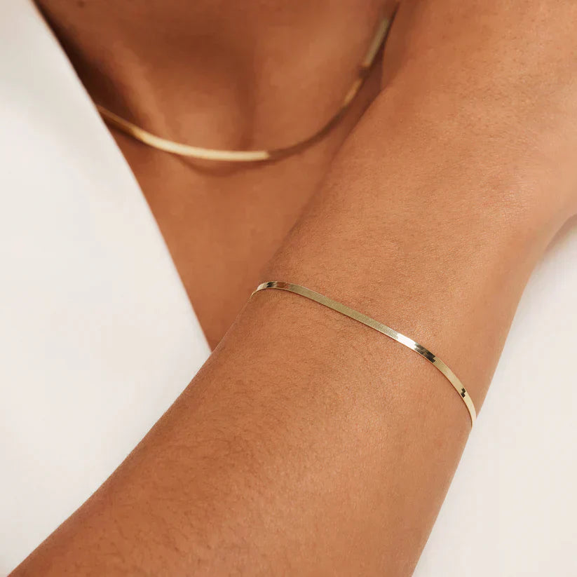 Soleil Serpent Armbånd | 14k gull