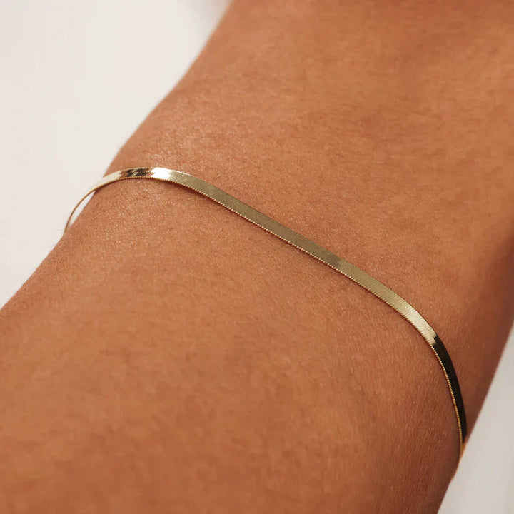 Soleil Serpent Armbånd | 14k gull