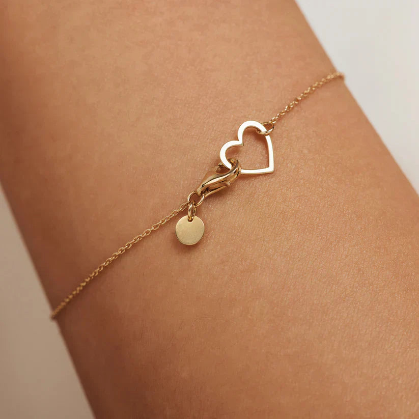 Lilou Coeur Armbånd | 14k gull